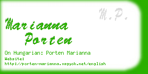 marianna porten business card